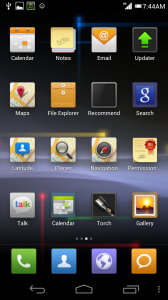 MIUI Home screen